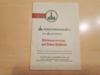 Schwarting GbS Bedienungsanleitung von 1963 Heubelüftungsanlagen Bayern - Konnersreuth Vorschau