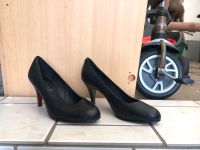 Damen Pumps High Heels Gr 37 schwarz Leder 5th Avenue Nordrhein-Westfalen - Löhne Vorschau