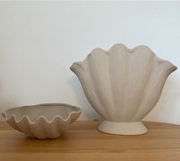 Muschelförmige Vase + Schale H&M Home beige greige DEKO Boho Nordrhein-Westfalen - Recklinghausen Vorschau