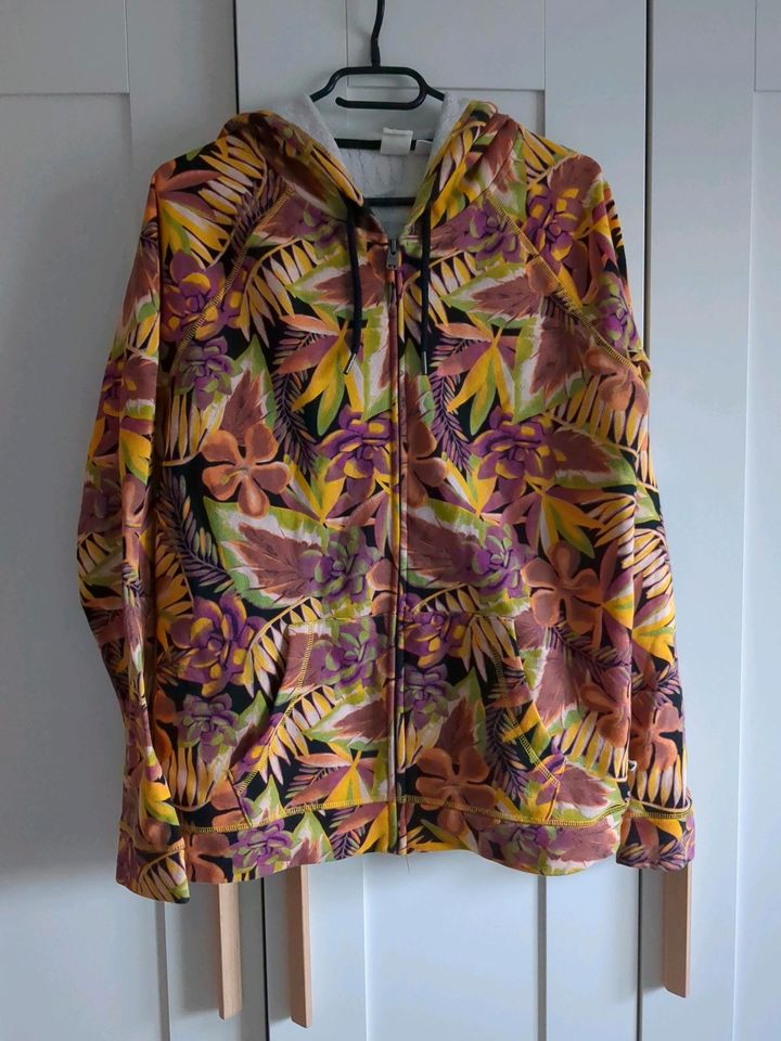 ROXY Kapuzenjacke Zipper, bunt, tropisch, M in Ascheberg