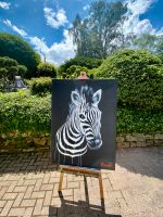 Zebra auf Leinwand Acryl Hessen - Fulda Vorschau