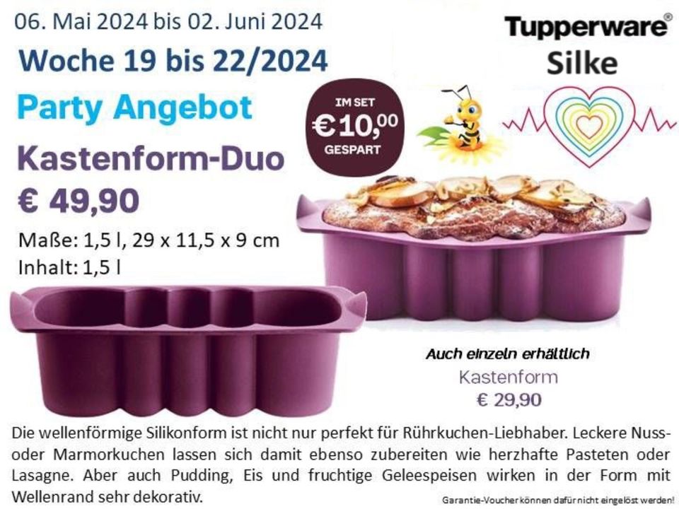 Tupperware Patty-Presse / Partystar - Aktion in Höchstädt a.d. Donau