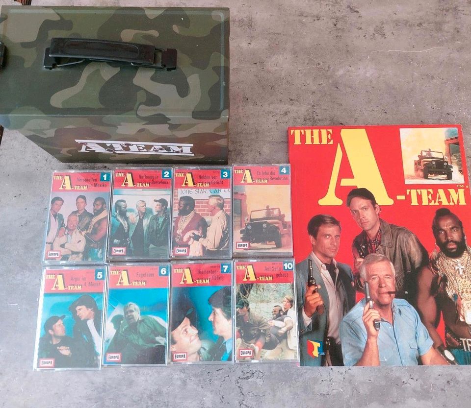 The A-Team Fanpaket DVD Metallbox MCs Buch Shirt in Rastow