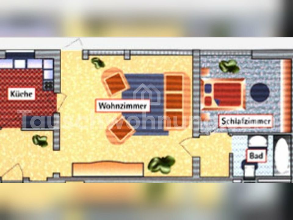 [TAUSCHWOHNUNG] 2-Zimmer Wohnung Nähe Rheinaue gegen 4-Zimmer Wohnung in Bonn