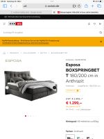 Boxspringbett ohne Matratze. Mit topper. Dringend wegen Platz weg Bayern - Karlshuld Vorschau