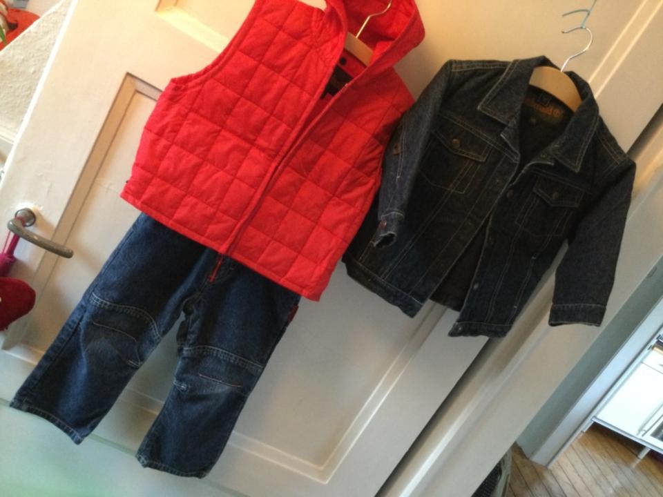 TIMBERLAND  Jeans, Weste, gefütterte Jeansjacke Gr.18M, wie neu ! in Düsseldorf