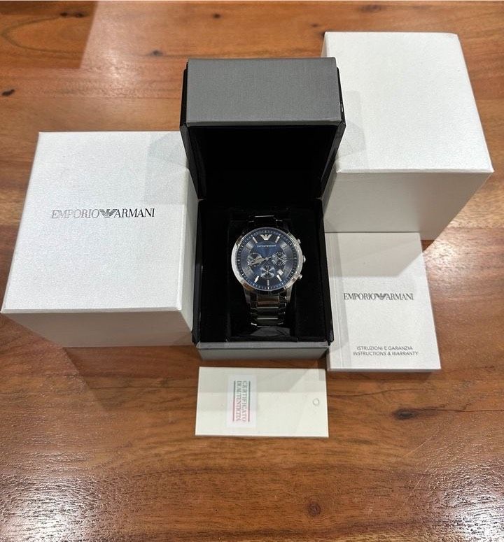 Emporio Armani Chronographen Uhr Blau in Marpingen