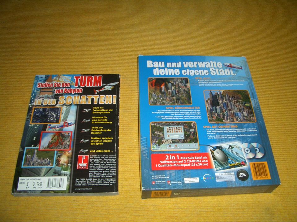 PC-Spiel "Sim City 4" mit Lösungsbuch (2 CD-Roms) in Hummeltal