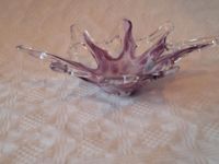 MURANO Glas Schale lila clear L25 B19 cm NEU Nordrhein-Westfalen - Halver Vorschau