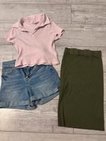 Bekleidungspaket - 3 Teile - Gr. XS - H&M - Jeans - Rock - Shirt Niedersachsen - Verden Vorschau
