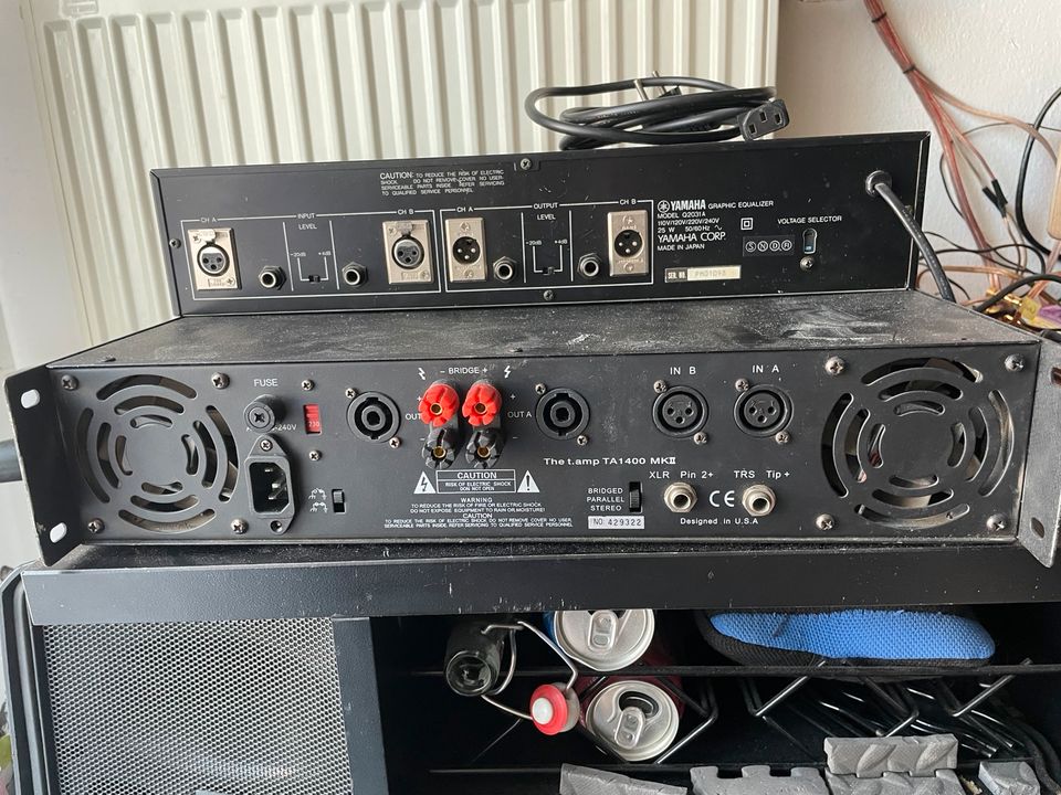 Thomann T.Amp TA1400MKII PA Verstärker mit Yamaha Equalizer in Obertraubling