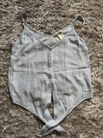 H&M Top weiß/blau Osterholz - Tenever Vorschau