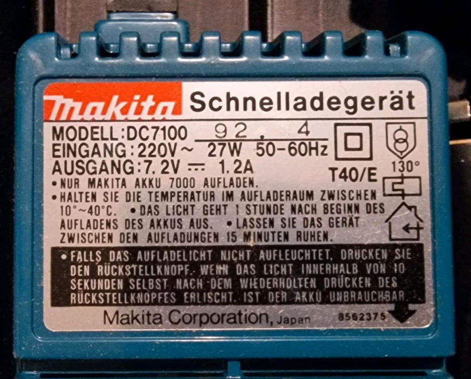 Makita Akku-Bohrer 6072D in Osten Oste