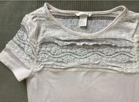 NEU Shirt Spitze Rüschen Stretch Basic skandi romantisch XS Leipzig - Plagwitz Vorschau