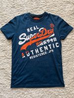 Superdry T-Shirt Gr. S. blau mit Aufdruck Baden-Württemberg - Lauffen Vorschau