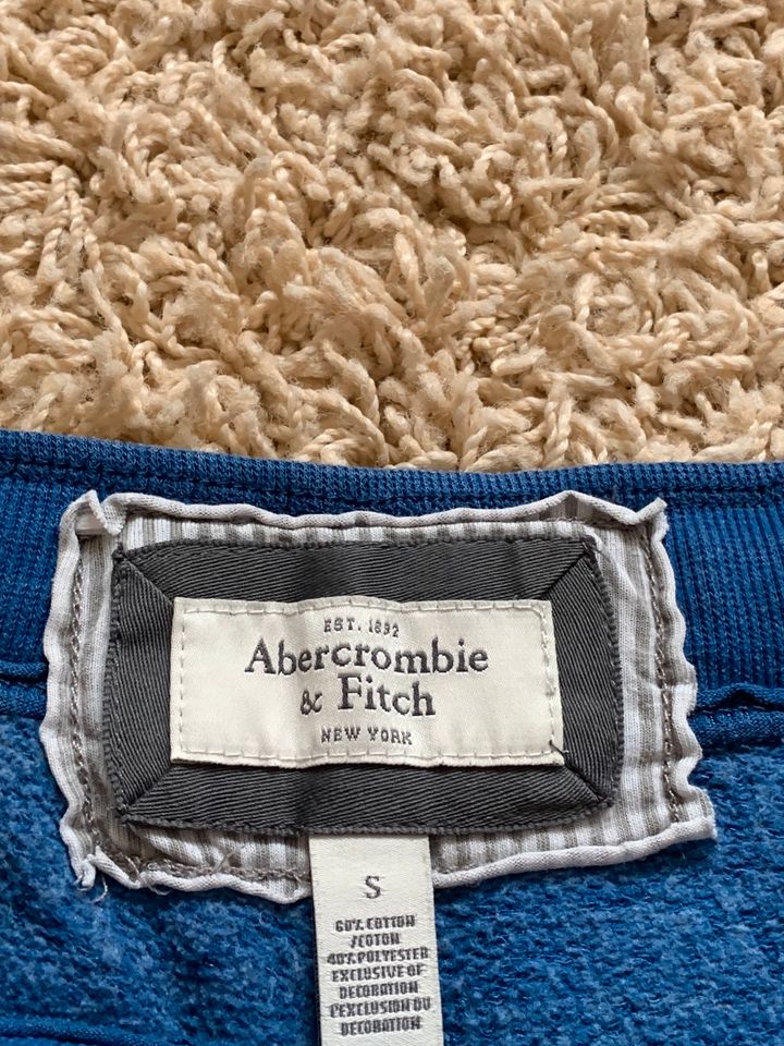 Blaue Sweatshirthose mit Gummizug, Abercrombie & Fitch, Größe S in Bissendorf