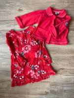 Jubel Set Kleid Jacke 98 rot Blumen Nordrhein-Westfalen - Alsdorf Vorschau