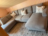 Couch Sofa Recamiere grau wie neu Sitzgarnitur Hessen - Linsengericht Vorschau