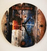 maritime Wanduhr Shabby Design Rostock - Lichtenhagen Vorschau