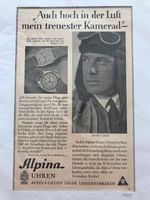 Ernst Udet Alpina Uhren Anzeige Zeitung Flieger Baden-Württemberg - St. Johann Vorschau