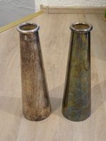 zwei Vasen, ca. 25 cm hoch, silber gemustert Bayern - Obertraubling Vorschau