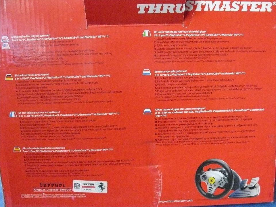 Thrustmaster Universal Challenge Racing Wheel Ferrari in Essen