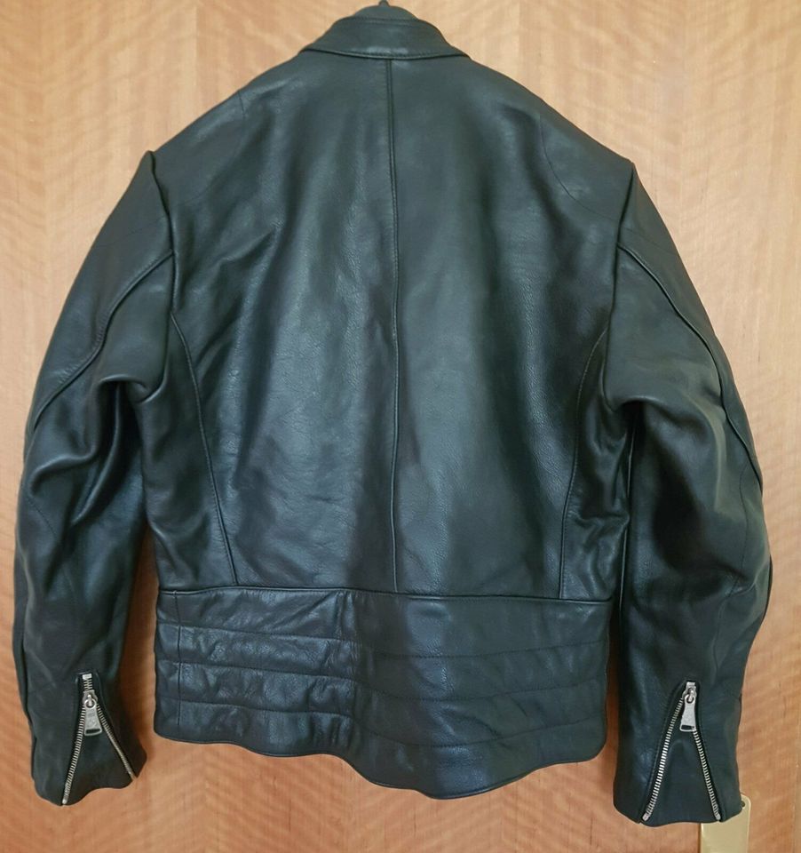 Damen Motorrad Lederjacke Harro, Gr. 40, schwarz, 1800g in Idstein