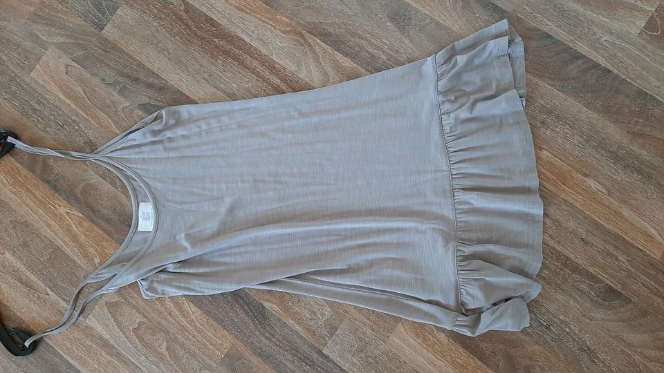 Spaghettiträger Kleid Rüsche Urlaub S36 Strand Bikini long shirt in Haan