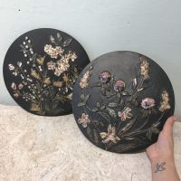 2er Set Wandteller Ruscha Keramik Blumen Pflanzen Vintage Nürnberg (Mittelfr) - Mitte Vorschau