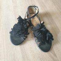 Damen Sandalen H&M schwarz Blumen Gr. 38 Baden-Württemberg - Crailsheim Vorschau