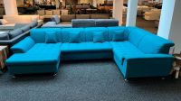 Sofa Couch U- Form Türkis XXL- Wohnlandschaft Möbel Outlet Hütte Niedersachsen - Georgsmarienhütte Vorschau