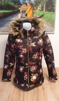 Damenjacke Winterjacke mit Blumenmuster und Kapuze Nordrhein-Westfalen - Menden Vorschau