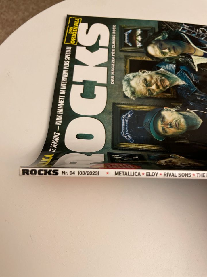 Rocks Zeitschrift Nr. 94 (03/2023) Metallica in Zirndorf