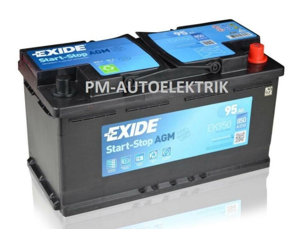 ✅EXIDE-AUTOBATTERIE-VW-AUDI-BMW-MERCEDES-FORD-OPEL-LKW in Bielefeld