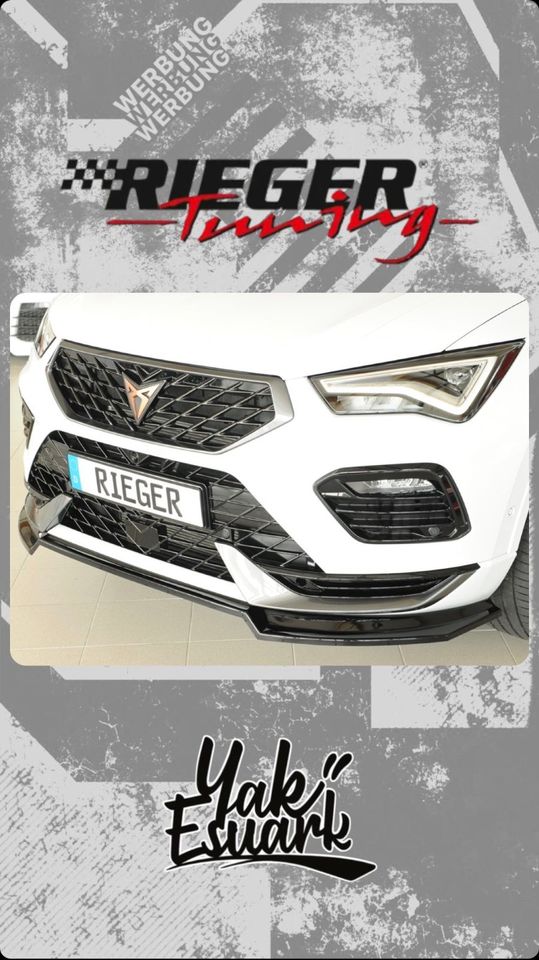 Rieger Tuning - CUPRA Ateca 5FP FL Frontschwert Spoiler YAK in Ludwigsfelde