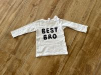 Oberteil Sweatshirt best Bro weiß H&M 86 Bruder Hessen - Rimbach Vorschau