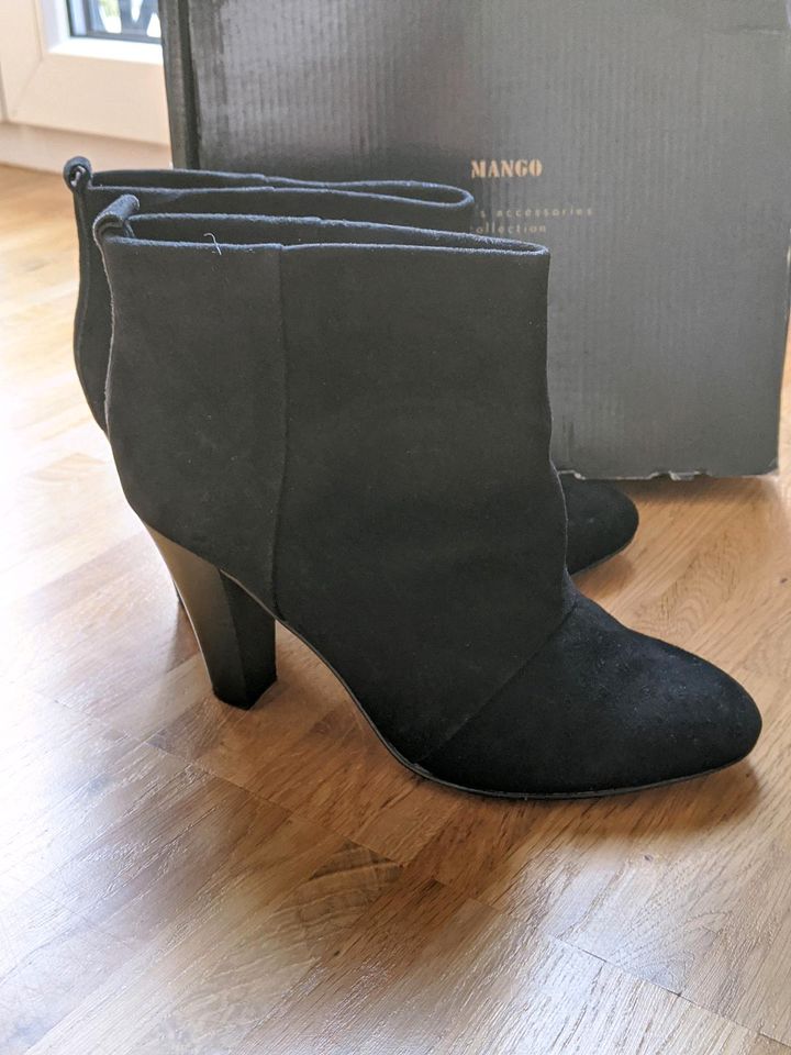 Mango Ankle Boots 37, schwarz, Stiefel Stiefeletten Schuhe in Düsseldorf