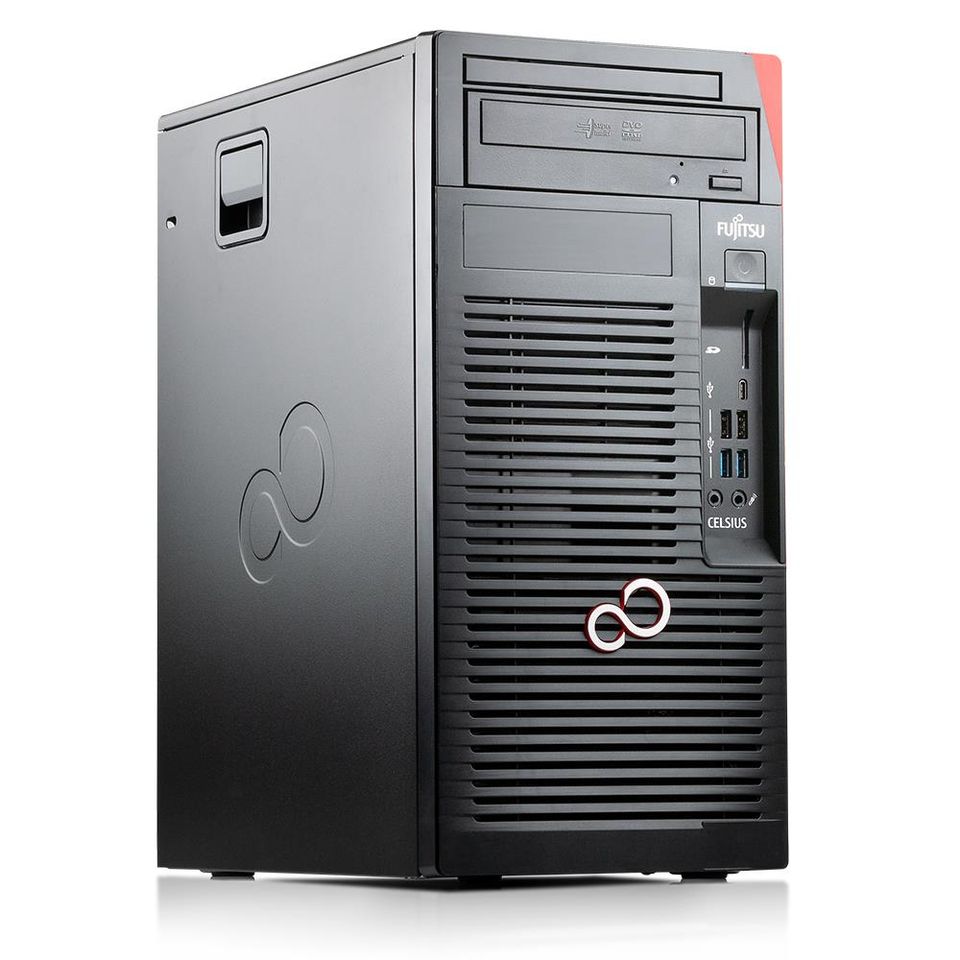 Fujitsu Celsius W570 Workstation E3-1245 v6 16GB 512GB Win 10 in Oberndorf am Lech