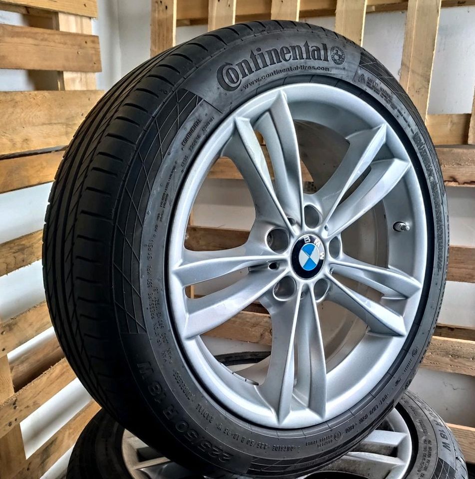 ✓ BMW 3ER GT F34 CONTINENTAL SOMMERRÄDER 225/50 R18 FELGEN RDKS in Herten