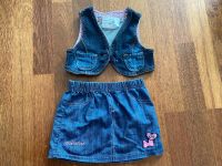 Set Jeansrock Weste Gr 80 Minnie H&M Baden-Württemberg - Aichtal Vorschau