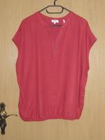 S. Oliver Blusenshirt ; Größe 46; Rot mit Gummi im Saum Schleswig-Holstein - Boostedt Vorschau