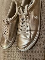 Goldene Ralph Lauren Sneaker Größe 38 Bayern - Lohkirchen Vorschau