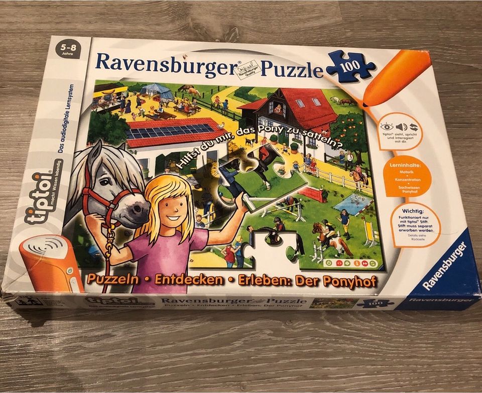 Tiptoi Puzzle Ponyhof Pferde in Höpfingen