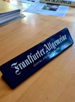 Altes Emailschild Zeitungsbeschwerer Frankfurter Allgemeine Baden-Württemberg - Mannheim Vorschau