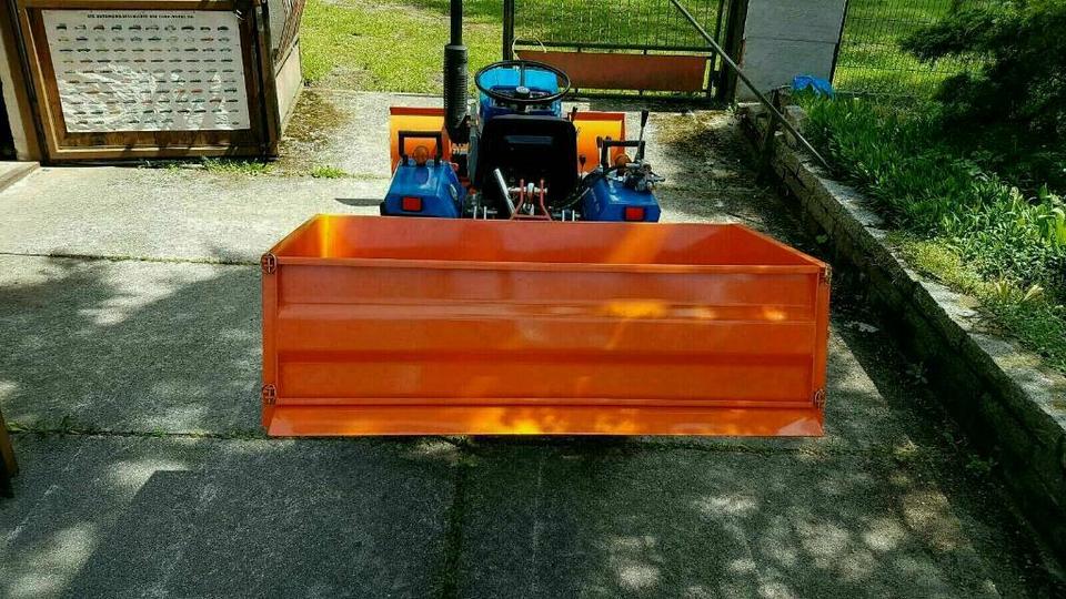 Heckmulde Heckcontainer Mulde 125cm kippbar Kleintraktor neu in Königsbrück