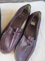 echt Leder Designer Loafer Mokkassin 42,5 braun ungetragen Vintag Bayern - Collenberg Vorschau