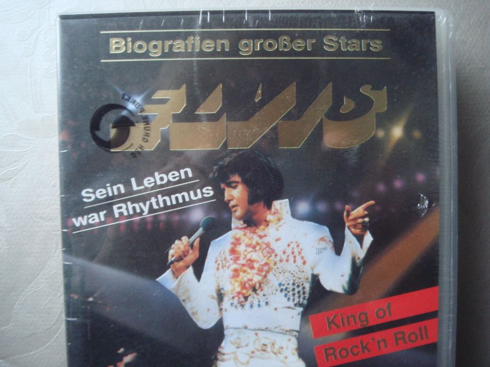 Elvis Presley Biografie VHS Cassette Sein Leben war Rhythmus in Seligenstadt