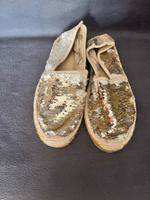 PepStep Pailetten Espadrilles gold Gr. 41 neuwertig Bayern - Prichsenstadt Vorschau
