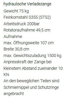 Holzzange mit Finn Rotator, Holzzange für Baggeranbau in Neuhaus am Inn