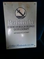 Altes Emailschild "Berlinische LEBENSVERSICHERU..." Bayern - Polsingen Vorschau